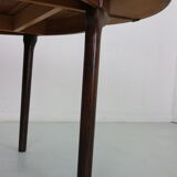 Scandinavian Modern Extendable Oval/Round Dinning Table, 1960, Denmark