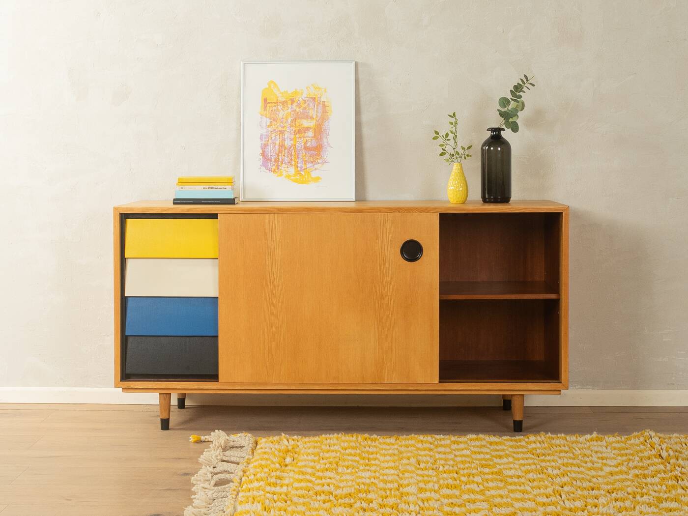 Rare sideboard from the 1950s by Erich Stratmann for Oldenburger Möbelwerkstätten