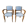 Art Deco bridge chairs