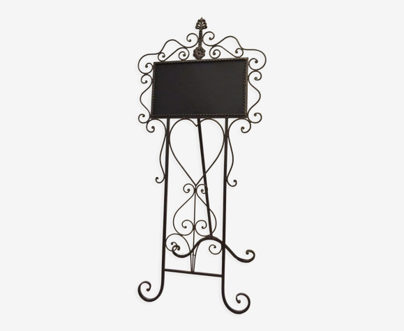 Chevalet en fer forgé / porte menu