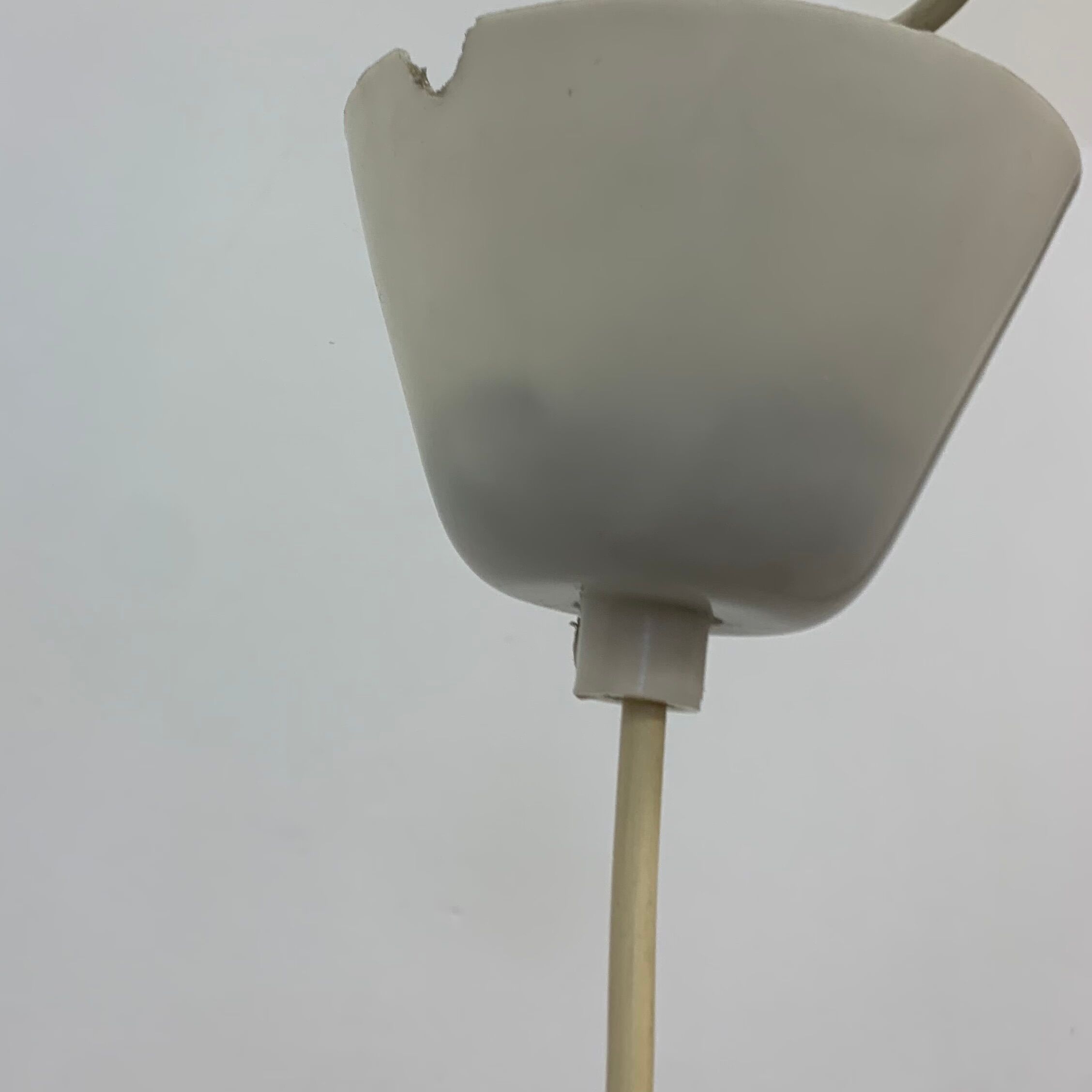 Hanging lamp aluminium design , 1960