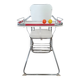 Vintage chrome and plastic baby high chair