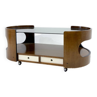 Mid-Century Moder Coffee Table in the style of Joe Colombo, 1970s