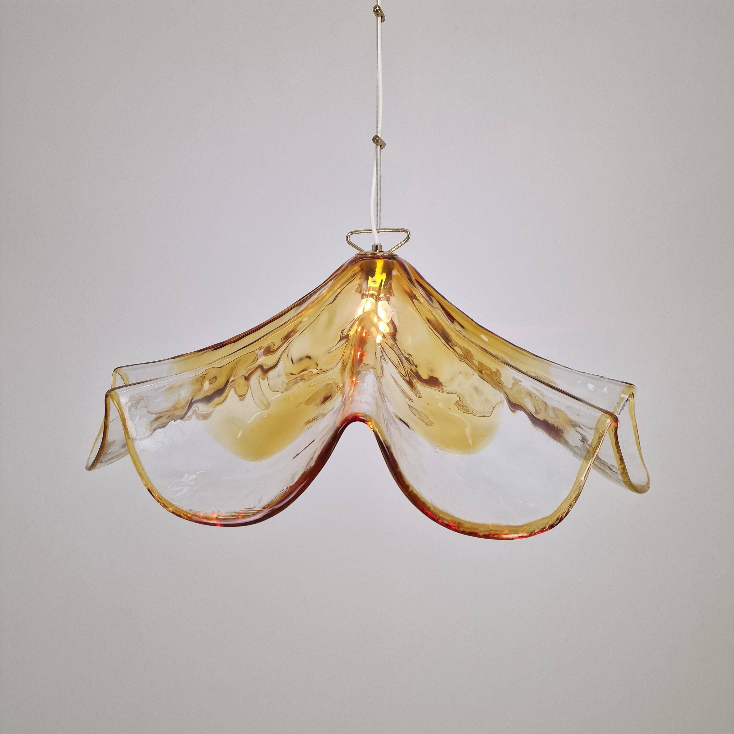 Suspension en verre de Murano La Murrina, Italie, années 1980 (2 disponibles)