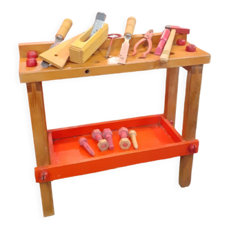 Wooden workbench