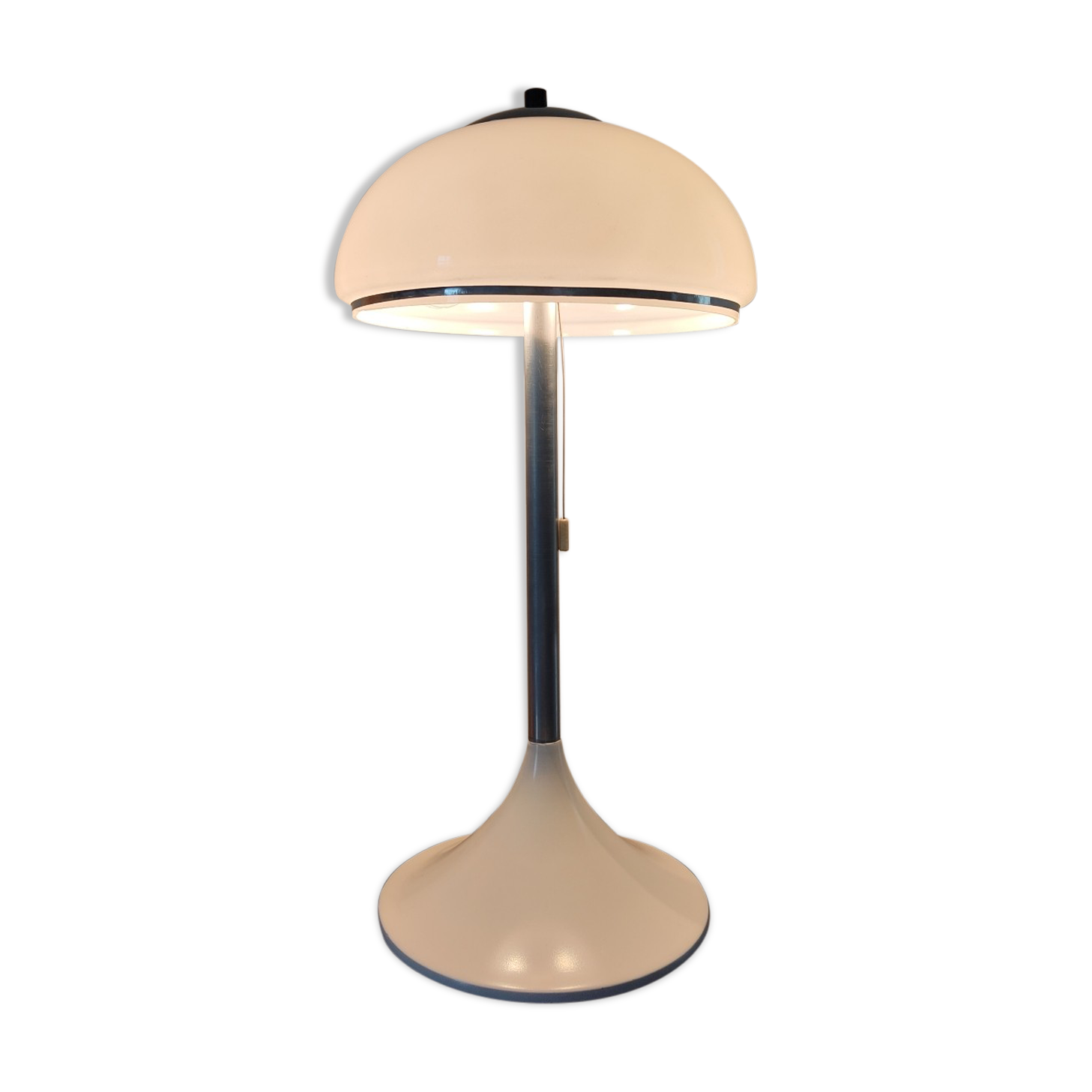 Mushroom lamp 1970 opaline