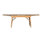 Table à allonges Bambou vintage