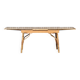 Vintage Bamboo Extendable Table