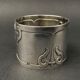 Solid silver towel ring punch minerva denise xxe
