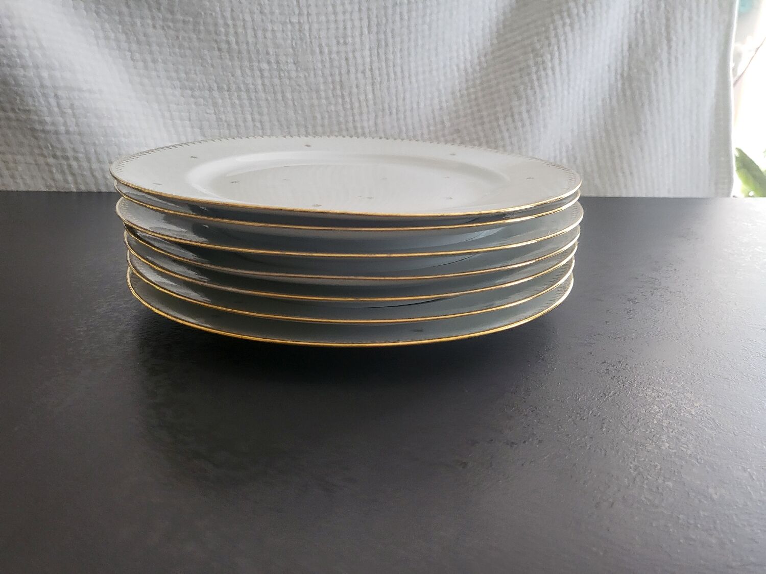 Lot de 7 assiettes limoges france ca
