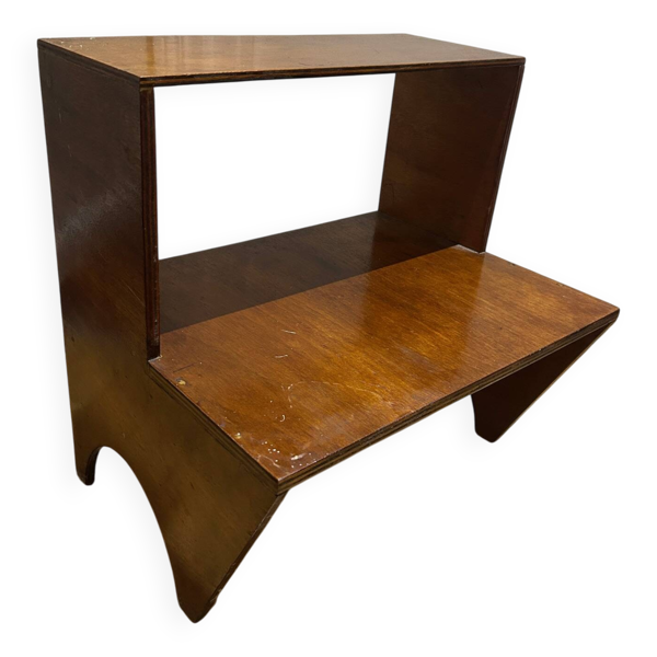 Étagère sur pieds en bois, années 50