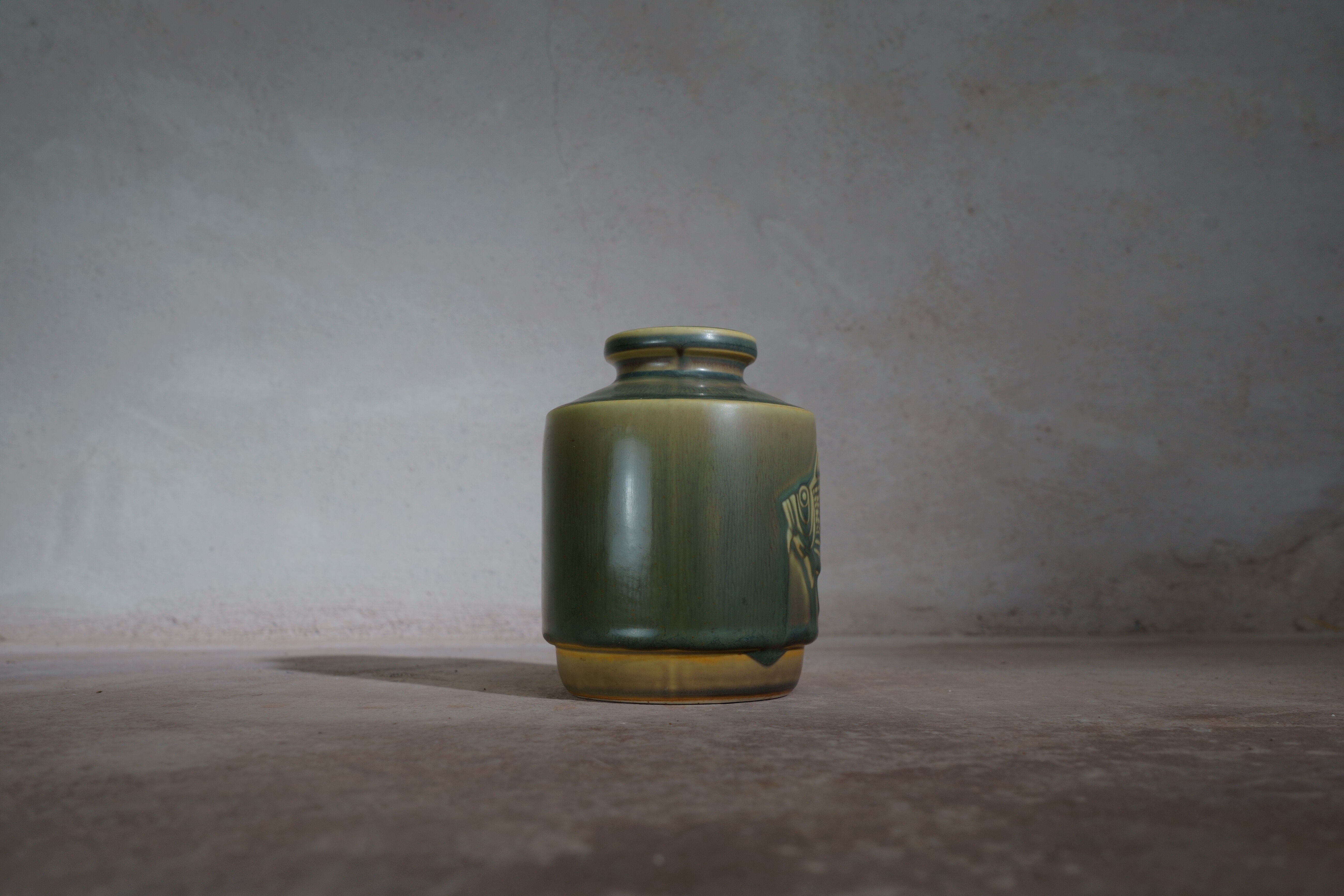 Gustavsberg, Wilhelm Kage Verkstad, Studio pottery vase, Sweden, 1950'S
