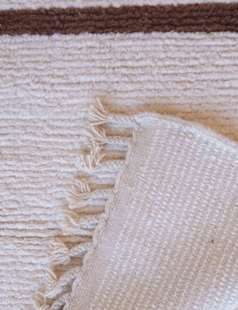 Mocha Brown Rug - 283 x 220 cm