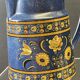 Very nice blue ceramic jug in good condition.