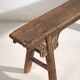 Antique Asian bench in navy blue tones (c.1870)