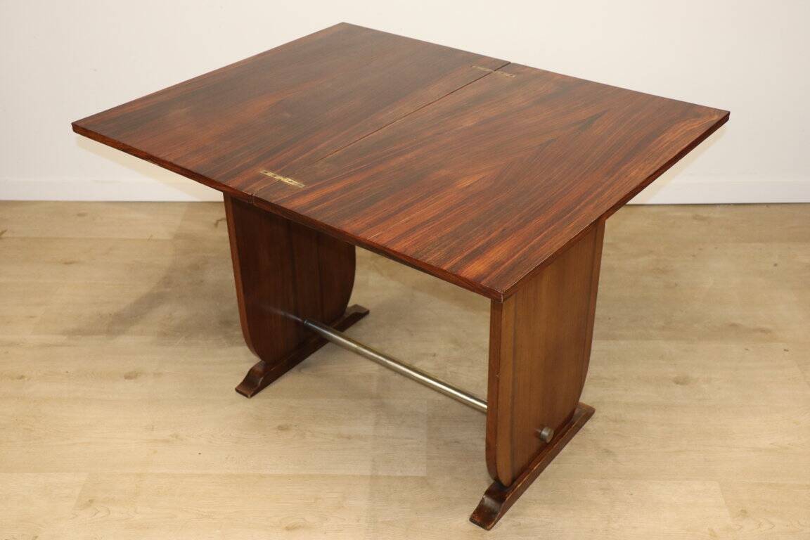 Art Deco "Portefeuille" table in rosewood - 1950