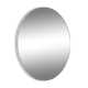19th century oval beveled mirror