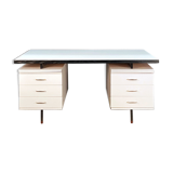 6-drawer desk white laminate