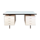 6-drawer desk white laminate
