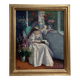 Signed painting Oil on canvas dimensions: height -55cm- width -47 cm-