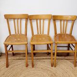 Three bistro chairs