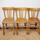 Three bistro chairs