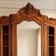 Large Louis XV style wooden bookcase.