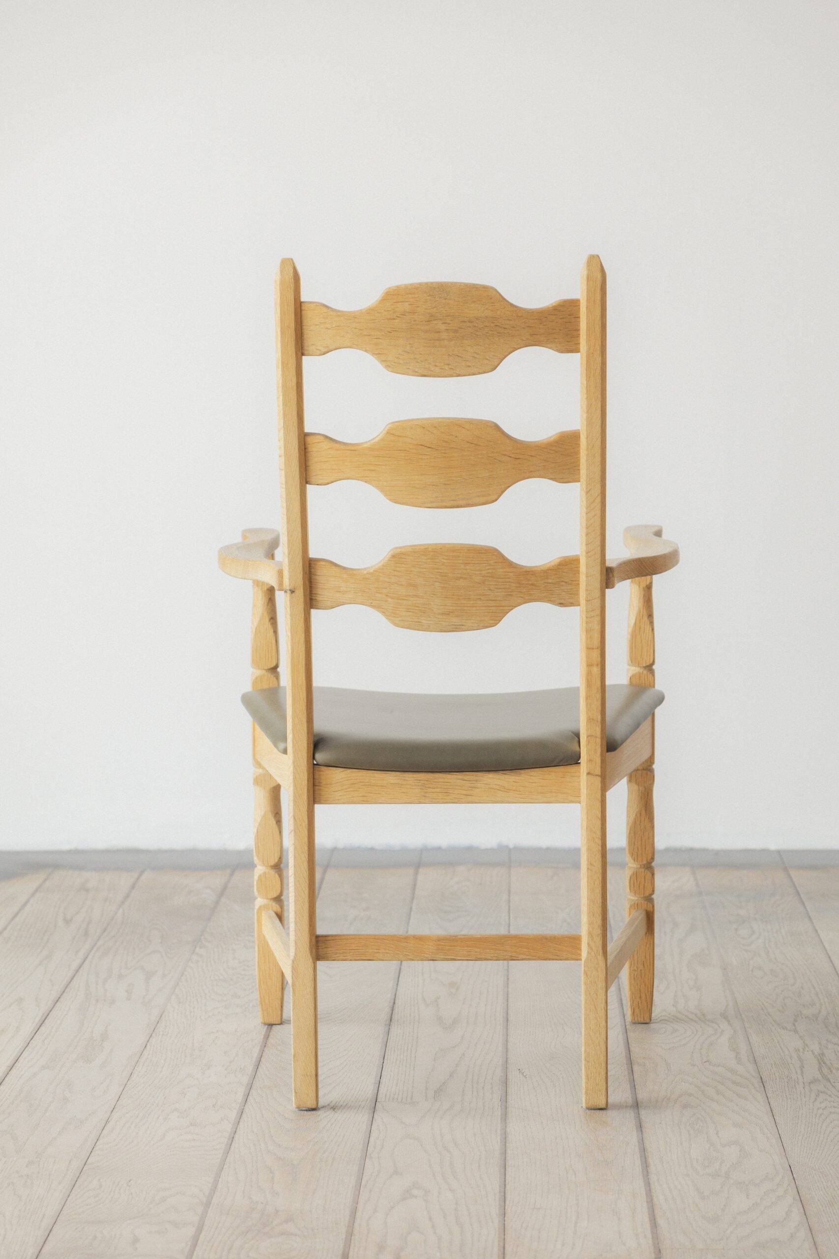 Fauteuil Henning Kjærnulf, chaise de salle à manger (paire)