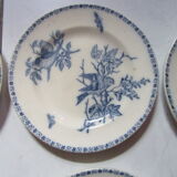 Plates earth fire batch of 6 birds vintage decorations