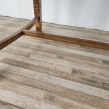 Extendable Art Deco table in olive root