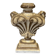 Decorative Element in Carved Wood on a Carrara Marble Base, Baroque I