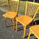 Série de 4 chaises vintage bistrot Baumann 87