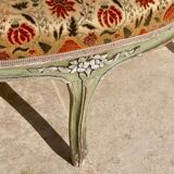 Small Louis XV Style Lacquered Sofa / Bench