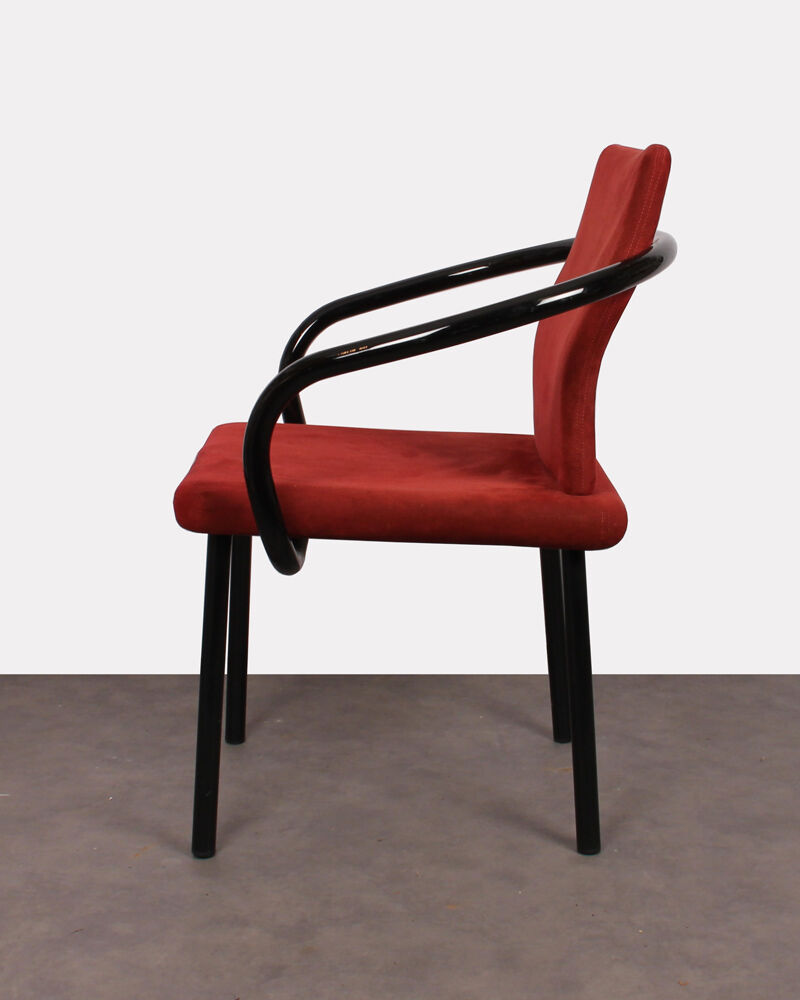 Set of 8 Mandarin chairs by Ettore Sottsass edited by Knoll