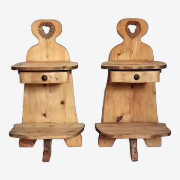 Tables de chevet en pin