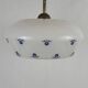 Opaline glass pendant light