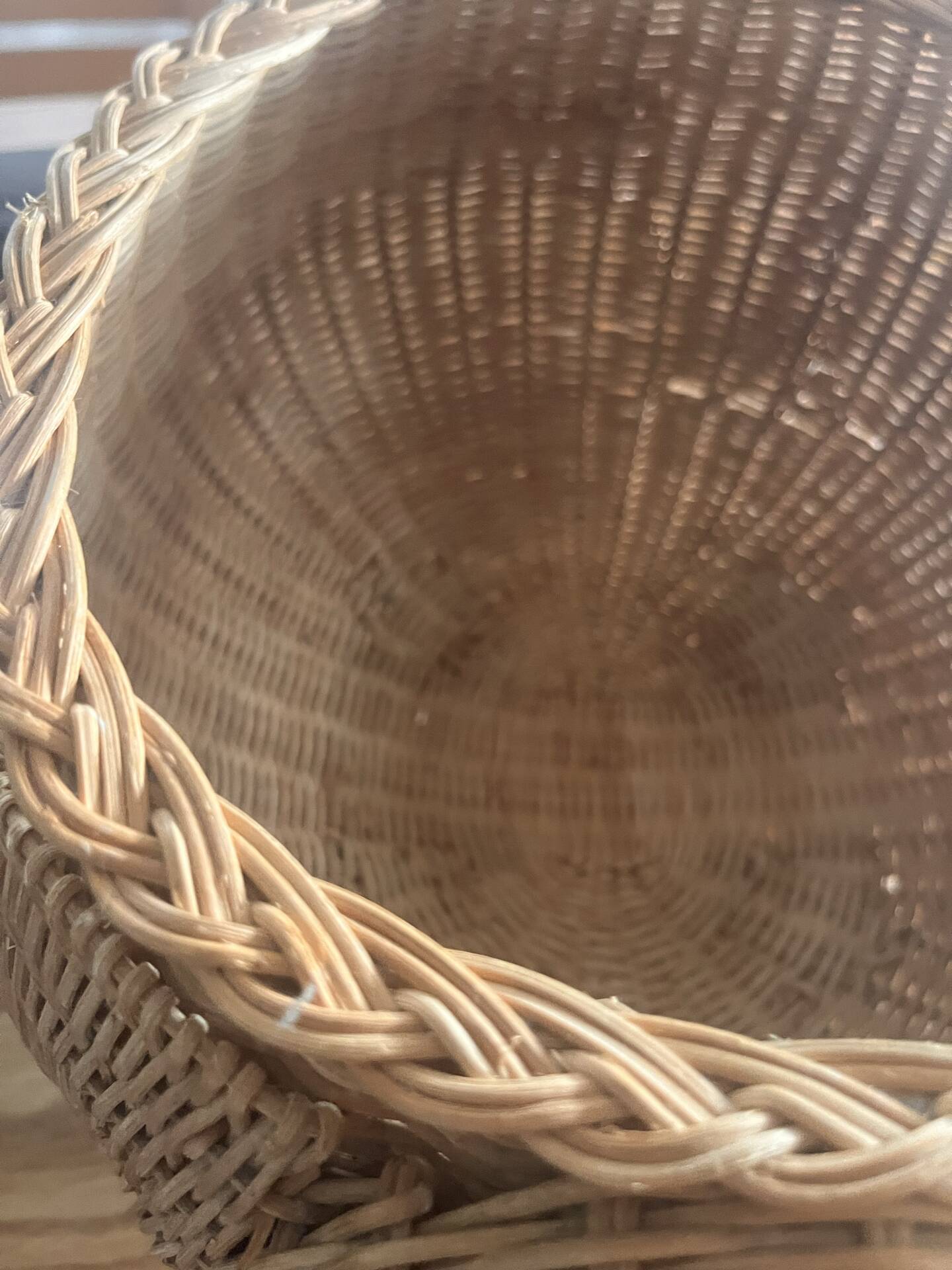 Panier éléphant en rotin