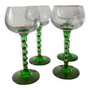 lot de verres à vin - pied