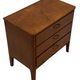 Petite commode vintage des années 1960 en chêne.