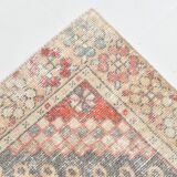 4x8 Red Geometric Turkish Rug 127x247Cm SK 22752