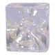 glass ice cube candlestick Sklo Union by Rudolf Jurnikl