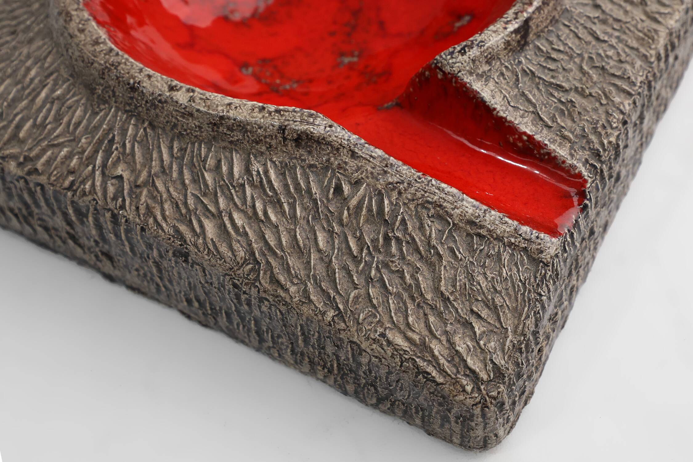 Mid-Century Ceramic Ashtray by Jan van Erp, The Netherlands 1970s