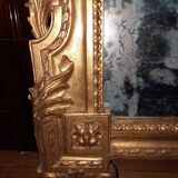 Louis XVI style gilded mirror