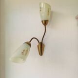 Wall lamp hollywood regency gold, 70s