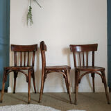 Lot of 4 chairs bistro Baumann