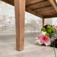 Table de ferme vintage en bois brut