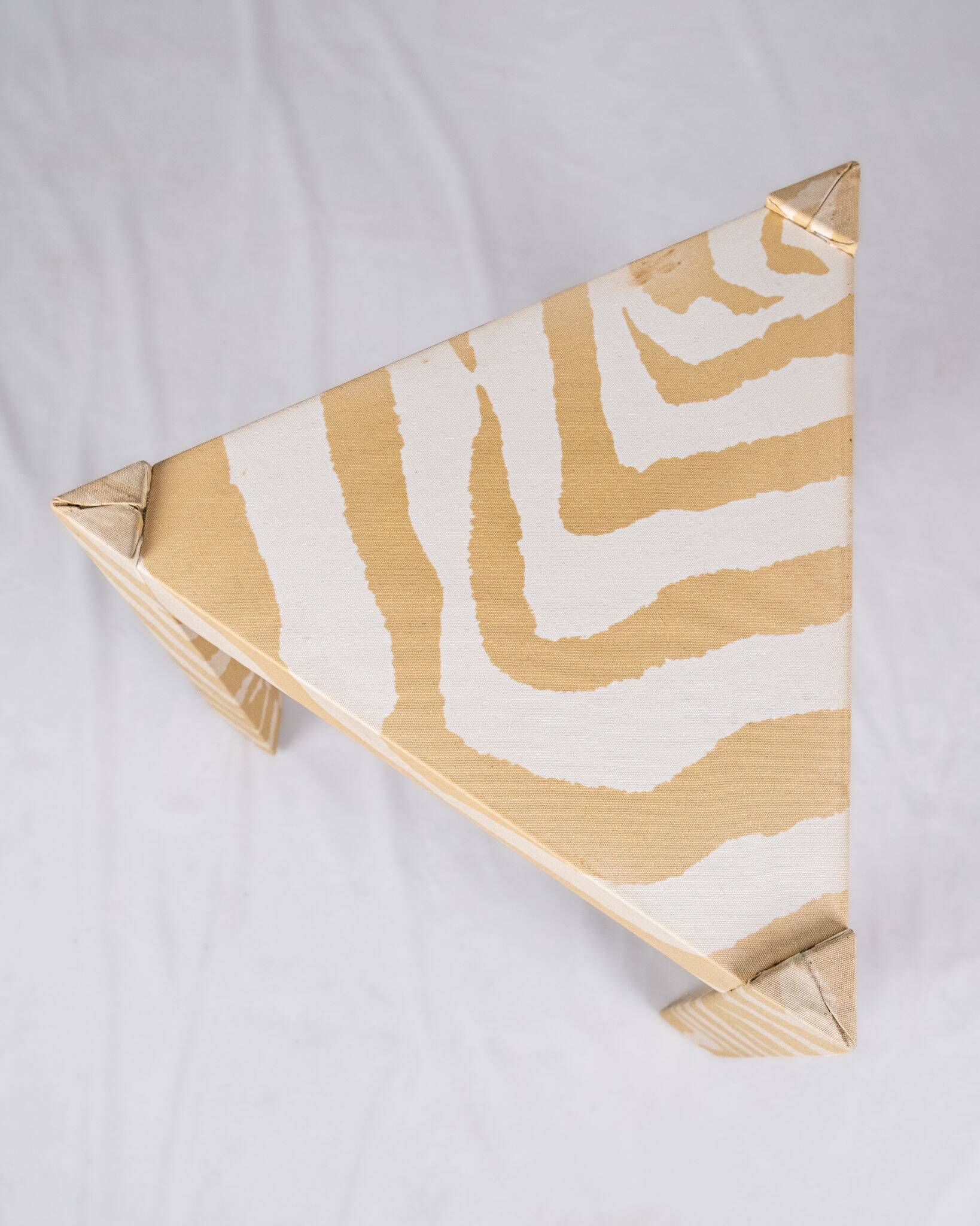 Set of nested tables upholstered, Pierre Frey, 1970s