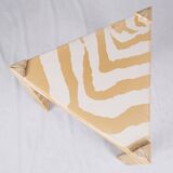 Set of nested tables upholstered, Pierre Frey, 1970s