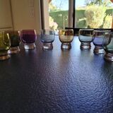 Vintage digestive glasses