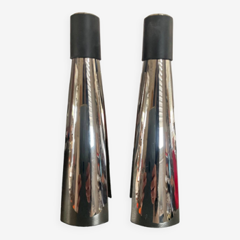 Pair of Scandinavian candlesticks by Bruno Ninaber Holland